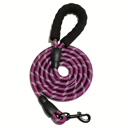 Padded Handle Reflective Leash – Built for Strong Dogs