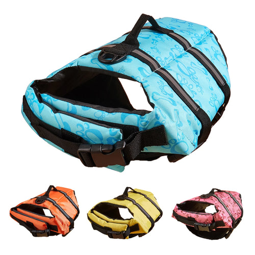Reflective Dog Life Jacket – Adjustable Safety Vest for Swimming & Boating