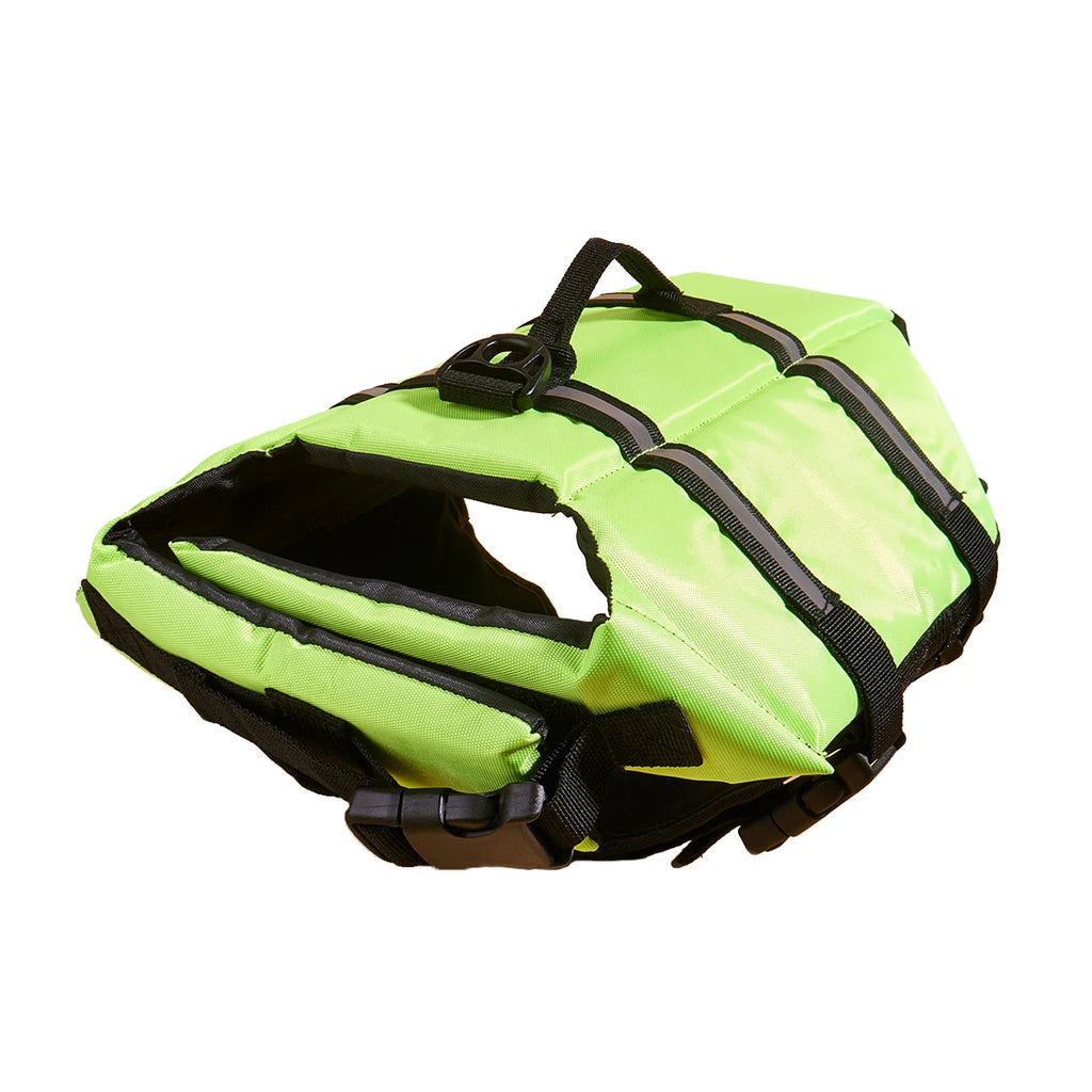 Reflective Dog Life Jacket – Adjustable Safety Vest for Swimming & Boating